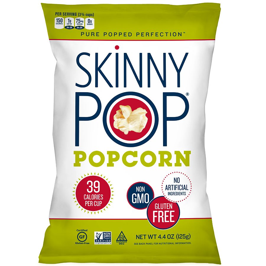 SkinnyPop Original Popcorn – 0.65 OZ – Healthy Snack