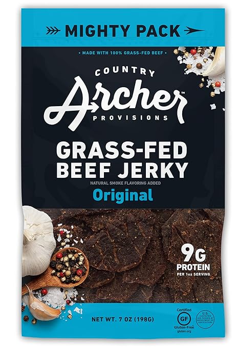 Country Archer Original Beef Jerky – 7 OZ – High Protein Snacks