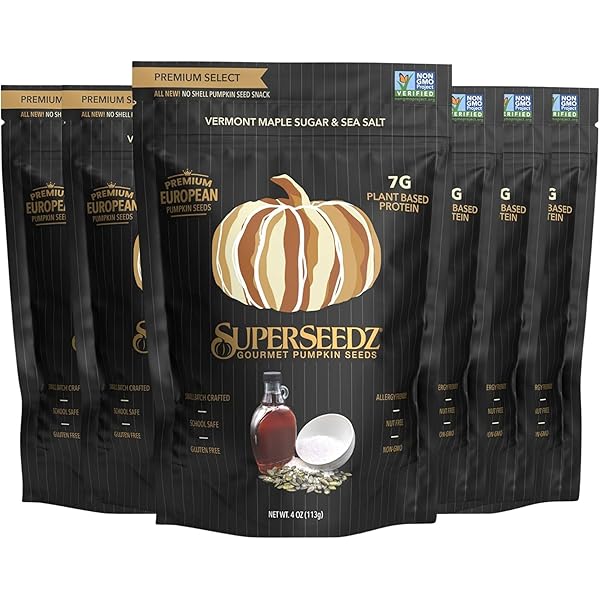 SuperSeedz Pumpkin Spice Gourmet Pumpkin Seeds – 5 OZ – Healthy Snacks