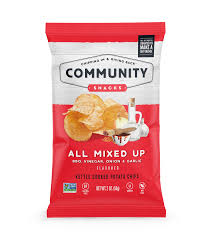 Community Snacks All Mixed Up Kettle Chips – 2 OZ – Healthy Snack